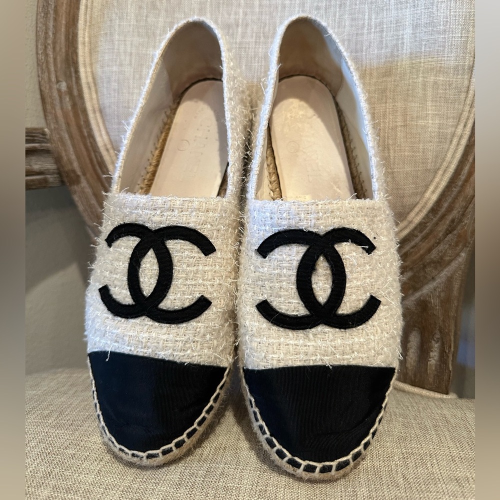 Chanel Tweed Espadrille